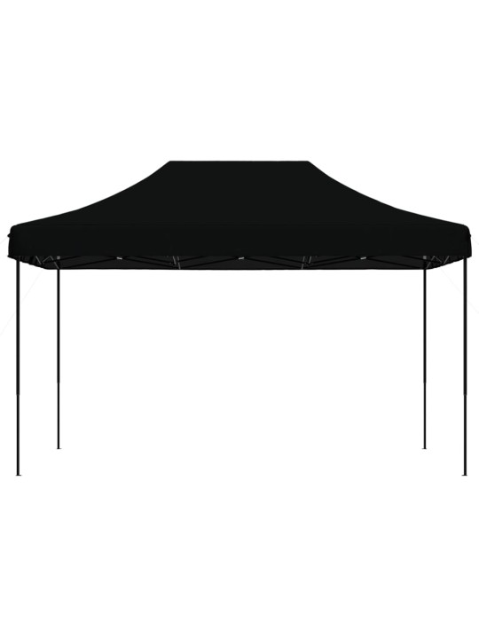 Skládací party stan pop-up černý 440 x 292 x 315 cm