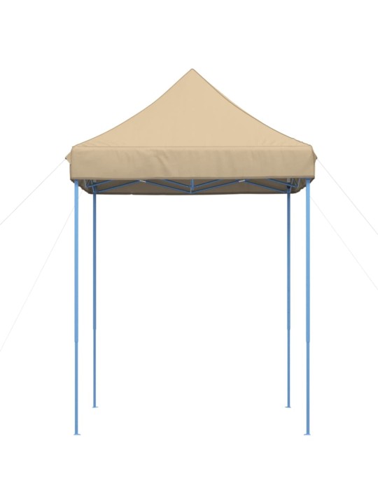 Skládací party stan pop-up béžový 200 x 200 x 306 cm