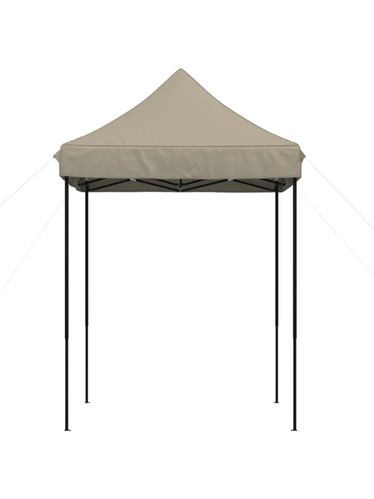 Skládací party stan pop-up taupe 200 x 200 x 306 cm