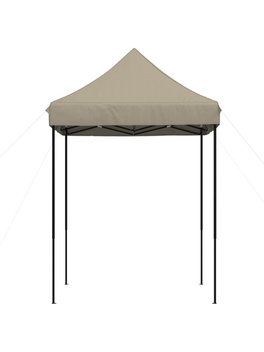Skládací party stan pop-up taupe 200 x 200 x 306 cm