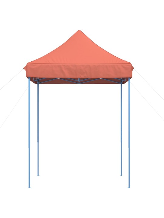Skládací party stan pop-up terakota 200 x 200 x 306 cm