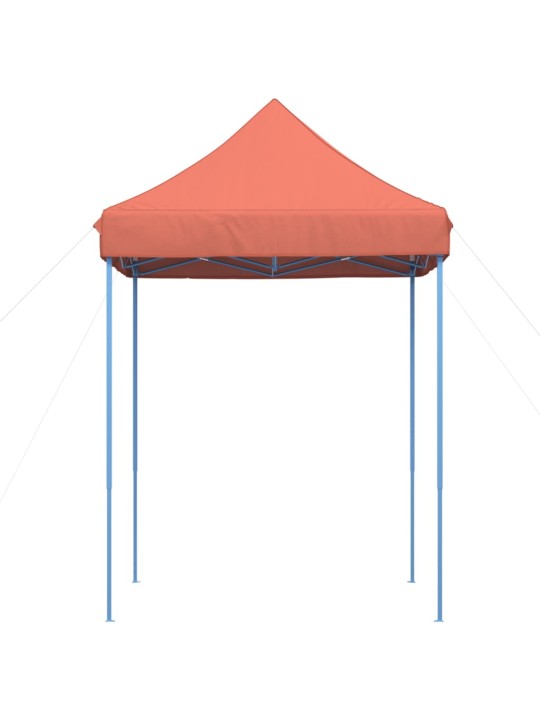 Skládací party stan pop-up terakota 200 x 200 x 306 cm