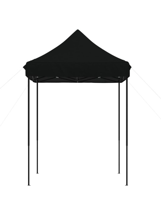 Skládací party stan pop-up černý 200 x 200 x 306 cm
