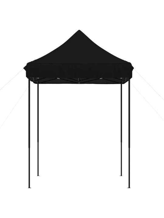 Skládací party stan pop-up černý 200 x 200 x 306 cm