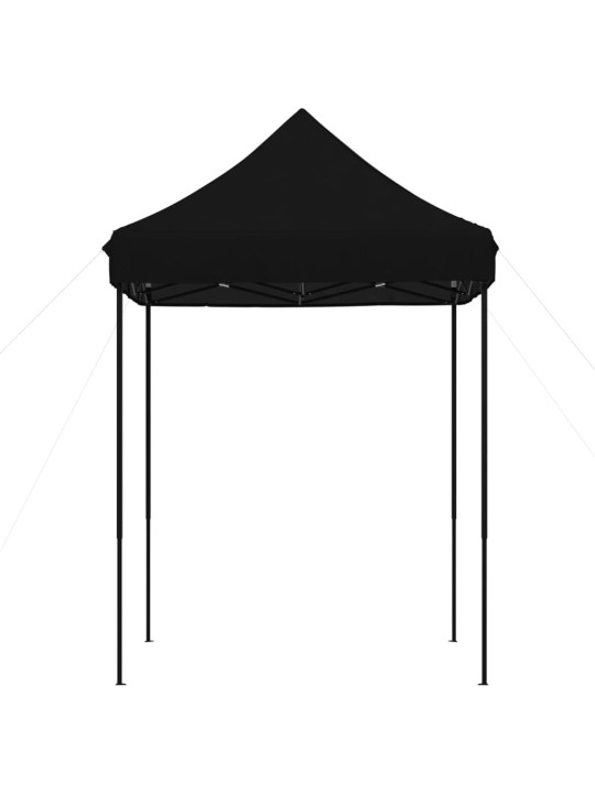 Skládací party stan pop-up černý 200 x 200 x 306 cm