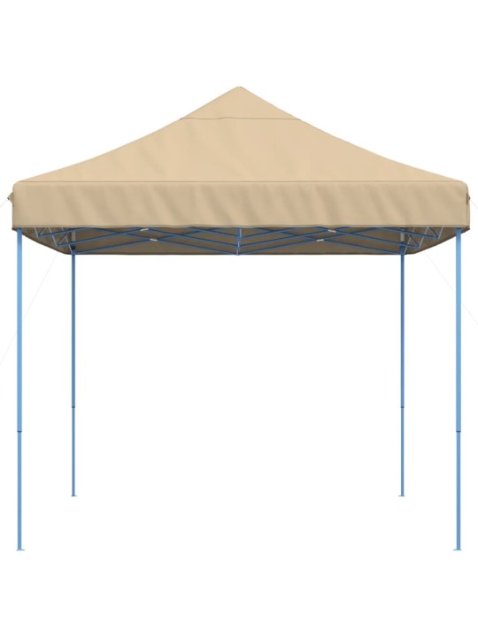 Skládací party stan pop-up béžový 410 x 279 x 315 cm