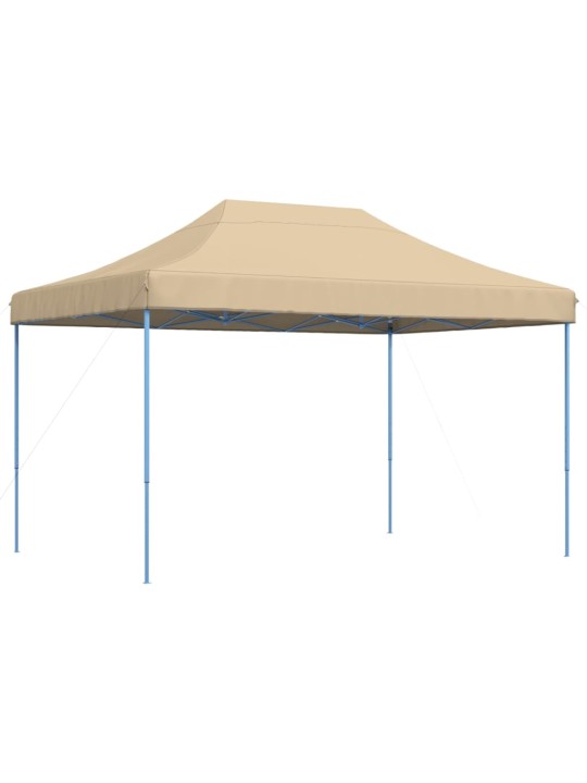 Skládací party stan pop-up béžový 410 x 279 x 315 cm