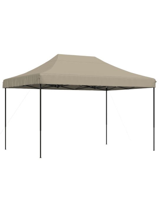 Skládací party stan pop-up taupe 410 x 279 x 315 cm