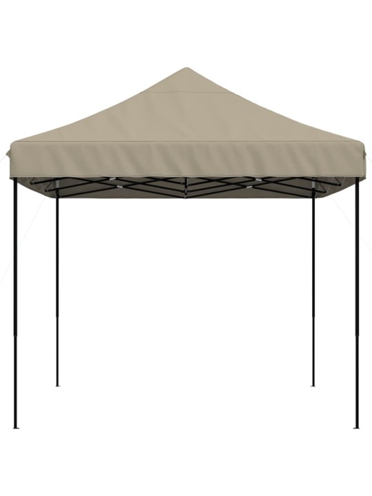 Skládací party stan pop-up taupe 410 x 279 x 315 cm