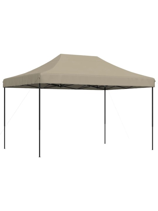 Skládací party stan pop-up taupe 410 x 279 x 315 cm