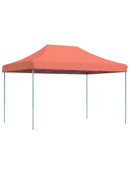 Skládací party stan pop-up terakota 410 x 279 x 315 cm