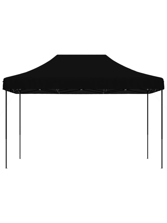 Skládací party stan pop-up černý 410 x 279 x 315 cm