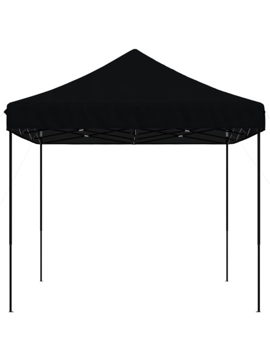 Skládací party stan pop-up černý 410 x 279 x 315 cm