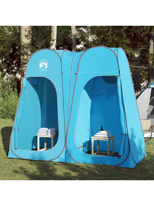 Toaletní stan modrý pop-up nepromokavý