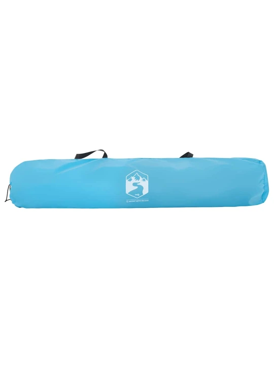 Kempingový stan kupole pro 3 osoby modrý rychloupínací