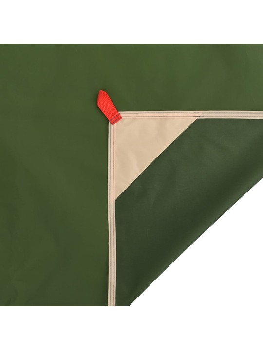 Pikniková deka s kolíky zelená 205 x 155 cm