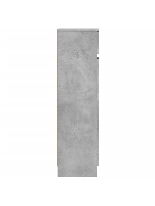Botník betonově šedý 100,5 x 28 x 100 cm kompozitní dřevo