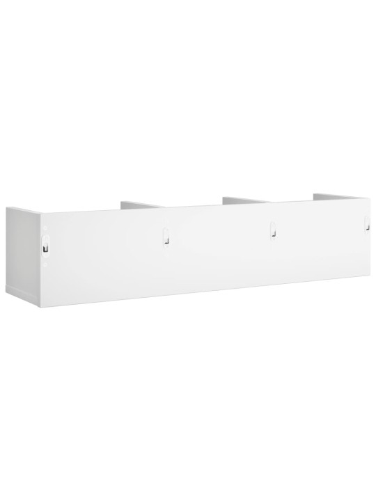 Nástěnné skříňky 2 ks bílé 75 x 18 x 16,5 cm kompozitní dřevo