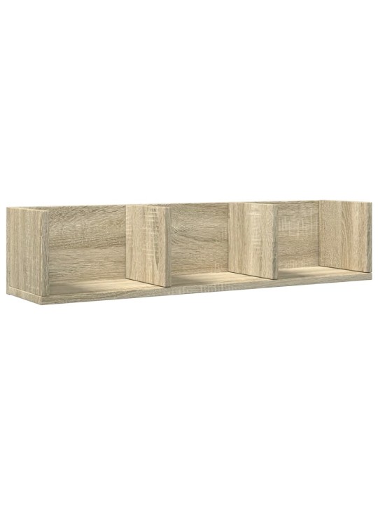 Nástěnné skříňky 2 ks dub sonoma 75x18x16,5 cm kompozitní dřevo