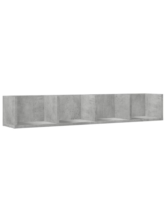 Nástěnné skříňky 2 ks betonově šedé 99 x 18 x 16,5 cm kompozit