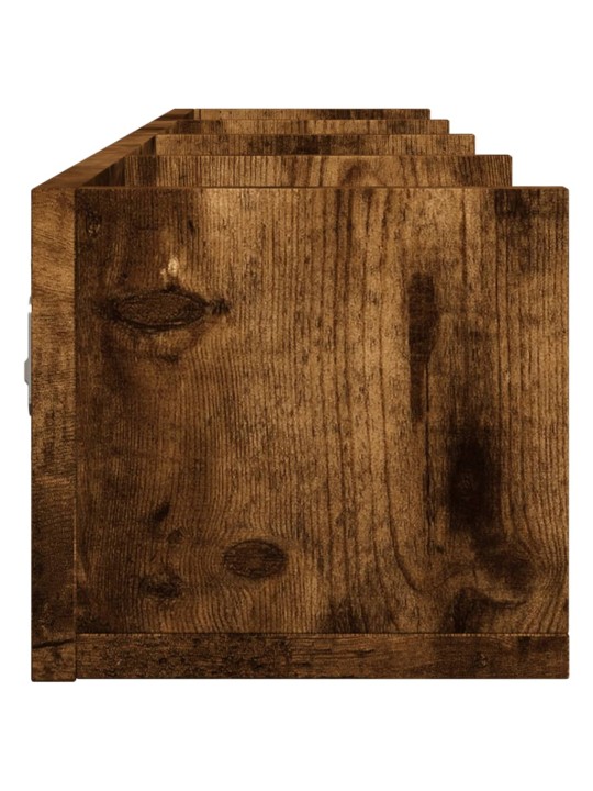 Nástěnné skříňky 2 ks kouřový dub 99 x 18 x 16,5 cm kompozit