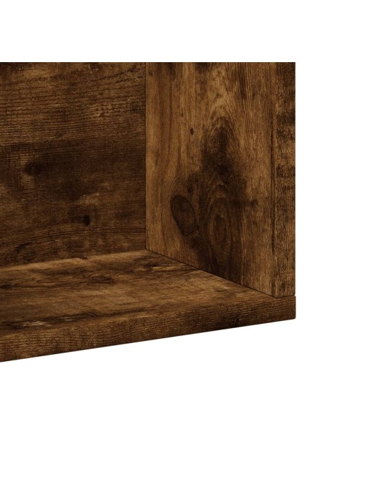 Nástěnné skříňky 2 ks kouřový dub 99 x 18 x 16,5 cm kompozit