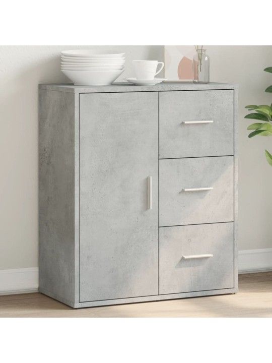 Příborník betonově šedý 60 x 31 x 70 cm kompozitní dřevo