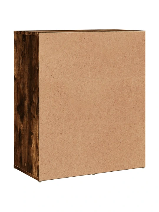 Příborník kouřový dub 60 x 31 x 70 cm kompozitní dřevo