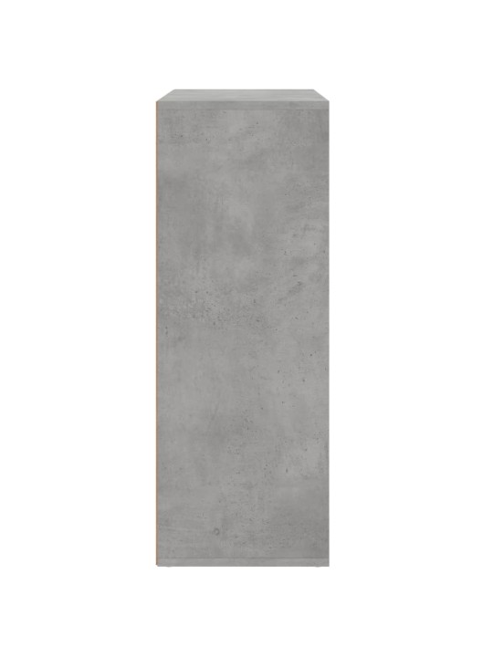 Příborník betonově šedý 60 x 31 x 84 cm kompozitní dřevo