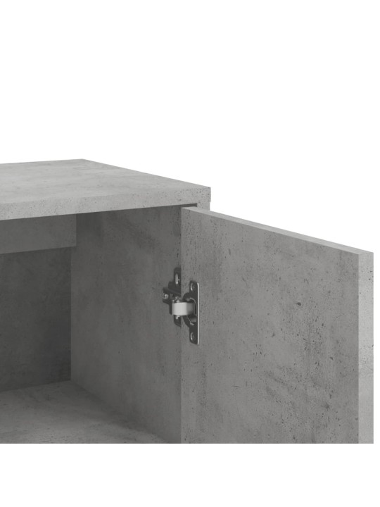 Příborník betonově šedý 60 x 31 x 84 cm kompozitní dřevo