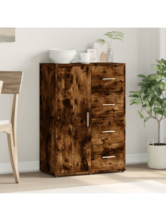 Příborník kouřový dub 60 x 31 x 84 cm kompozitní dřevo