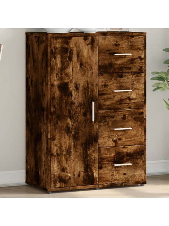 Příborník kouřový dub 60 x 31 x 84 cm kompozitní dřevo