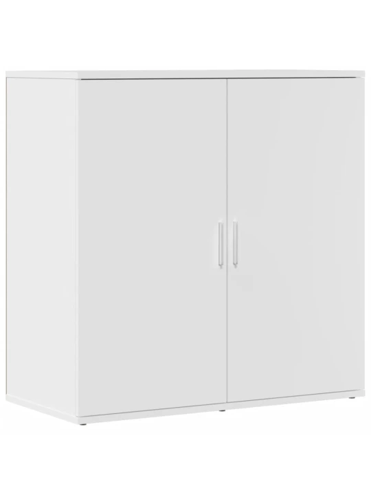Příborník bílý 79 x 38 x 80 cm kompozitní dřevo