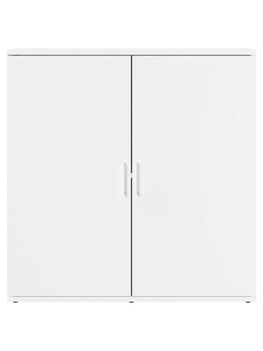 Příborník bílý 79 x 38 x 80 cm kompozitní dřevo