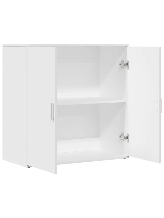 Příborník bílý 79 x 38 x 80 cm kompozitní dřevo