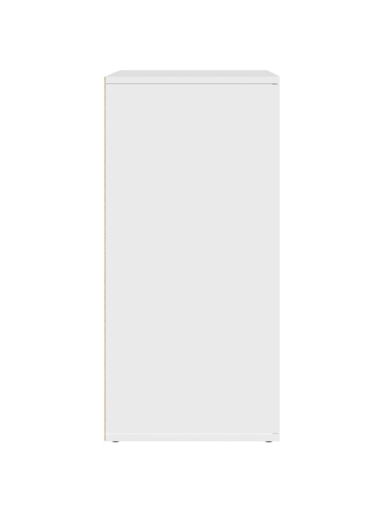 Příborník bílý 79 x 38 x 80 cm kompozitní dřevo