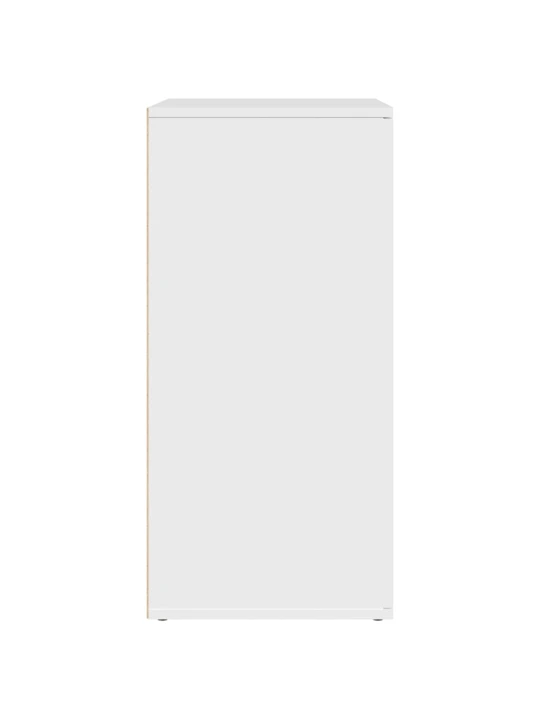 Příborník bílý 79 x 38 x 80 cm kompozitní dřevo