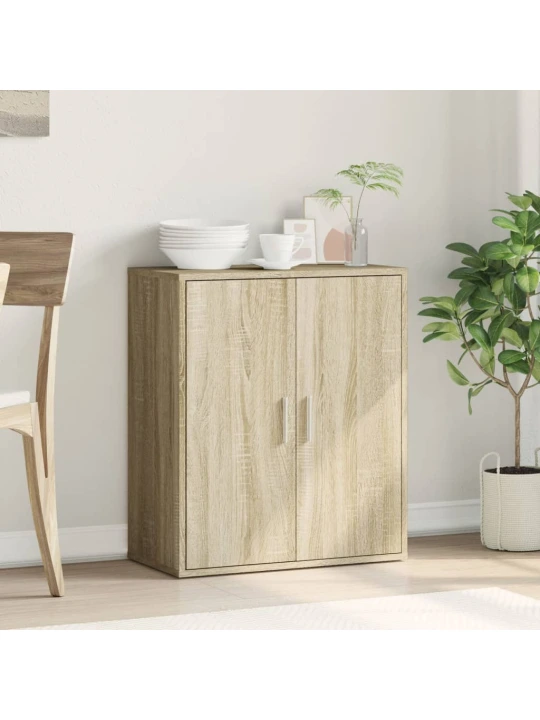 Příborník dub sonoma 79 x 38 x 80 cm kompozitní dřevo