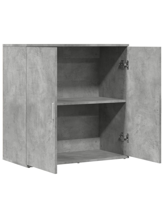 Příborník betonově šedý 79 x 38 x 80 cm kompozitní dřevo