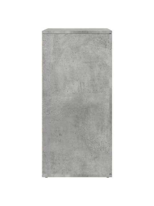 Příborník betonově šedý 79 x 38 x 80 cm kompozitní dřevo