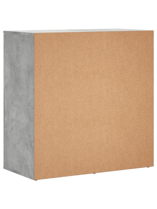 Příborník betonově šedý 79 x 38 x 80 cm kompozitní dřevo