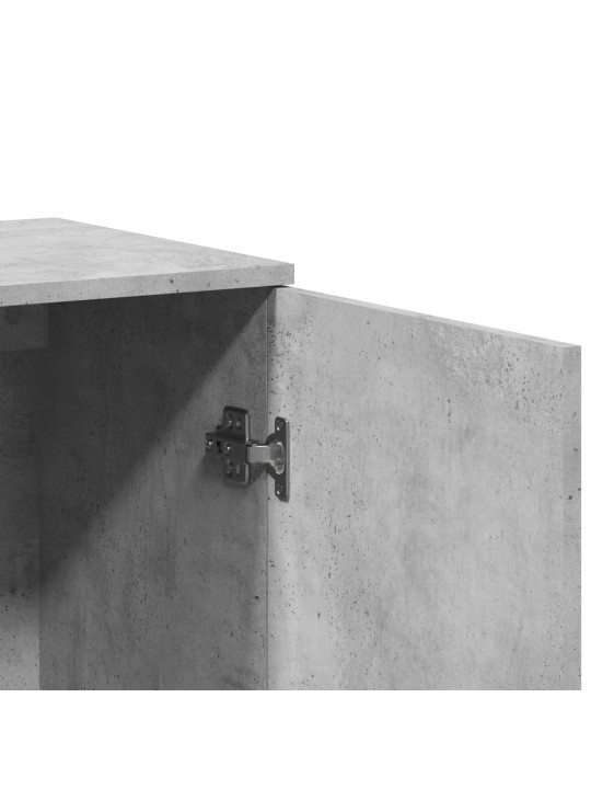 Příborník betonově šedý 79 x 38 x 80 cm kompozitní dřevo
