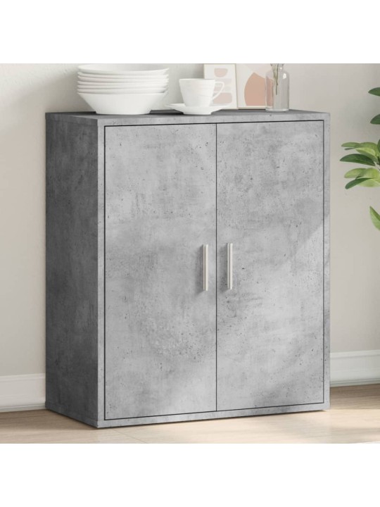 Příborník betonově šedý 79 x 38 x 80 cm kompozitní dřevo