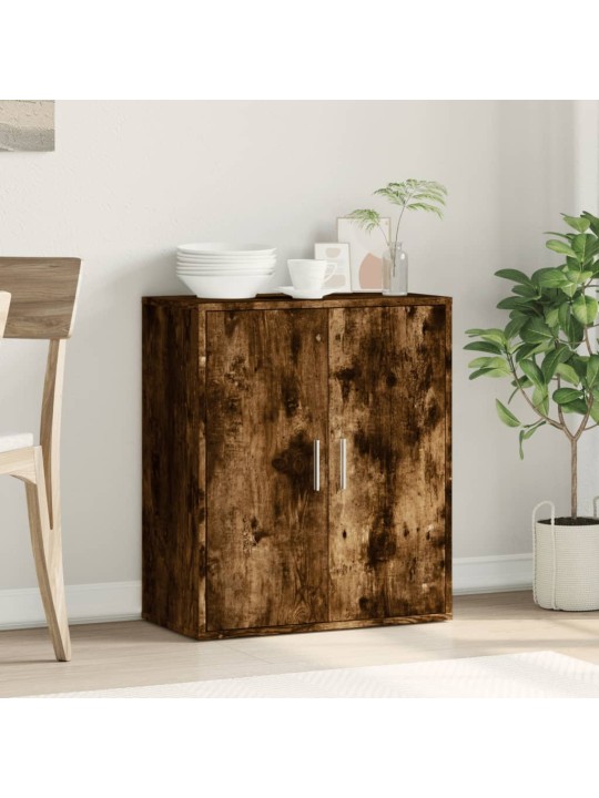 Příborník kouřový dub 79 x 38 x 80 cm kompozitní dřevo