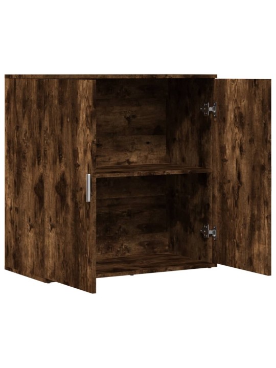 Příborník kouřový dub 79 x 38 x 80 cm kompozitní dřevo