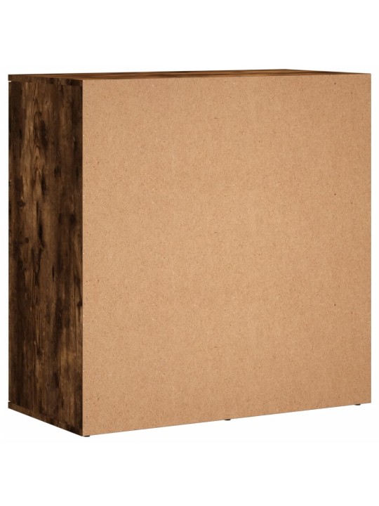 Příborník kouřový dub 79 x 38 x 80 cm kompozitní dřevo