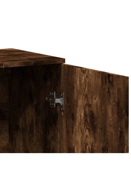 Příborník kouřový dub 79 x 38 x 80 cm kompozitní dřevo