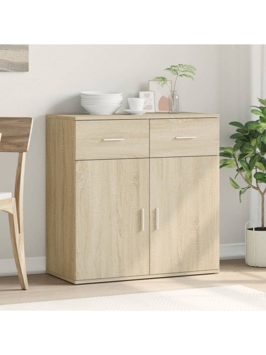 Příborník dub sonoma 79 x 38 x 80 cm kompozitní dřevo