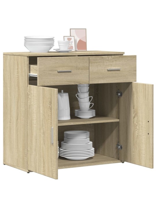 Příborník dub sonoma 79 x 38 x 80 cm kompozitní dřevo