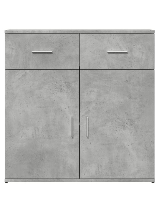Příborník betonově šedý 79 x 38 x 80 cm kompozitní dřevo